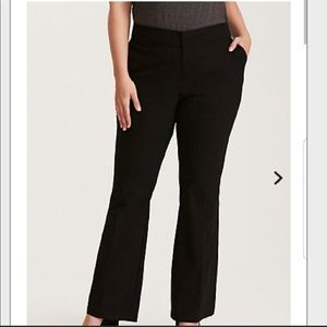 Torrid slim bootcut stretch trousers